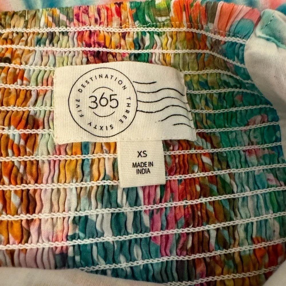 Destination 365 Long Maxi Dress. Size XS. Braided Straps. Floral. New - Picture 8 of 16